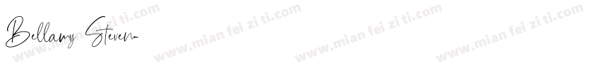 Bellamy Steven字体转换